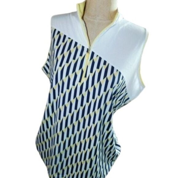 Sport Haley Size L Large Sporty Print Golf Tennis Pickleball Top - Picture 3 of 3